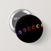 Planeten im Sonnensystem wie das Leben Button (Vorne & Hinten)