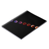 Planeten im Sonnensystem wie das Leben Notizblock (Linke Seite)