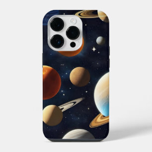 Planeten im Weltraum 2 iPhone 14 Pro Hülle