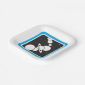 Planeten im Weltraum Pappteller (Gewinkelt)