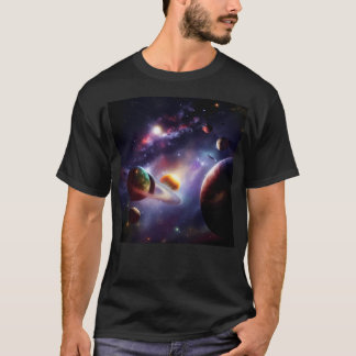 Planeten im Weltraum T-Shirt