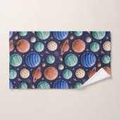 Planeten intergalaktisches Handtuch-Set Badhandtuch Set (Handtuch)