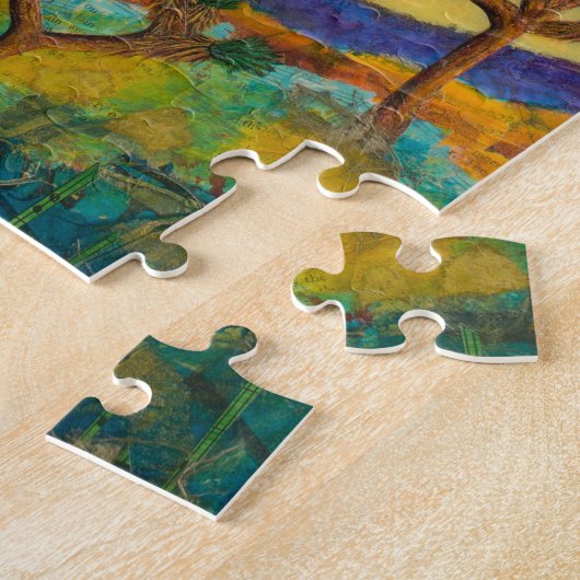 Planeten-Joshua-Baum-Puzzlespiel Puzzle (Seite)