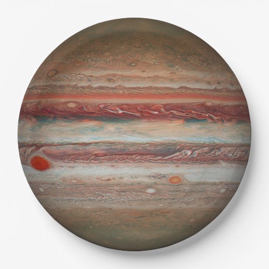 Planeten-Jupiter-Astronomie-WegwerfpapierTeller Pappteller (Vorderseite)