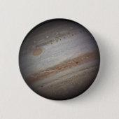 Planeten-Jupiter-Raum-Knopf Button (Vorderseite)