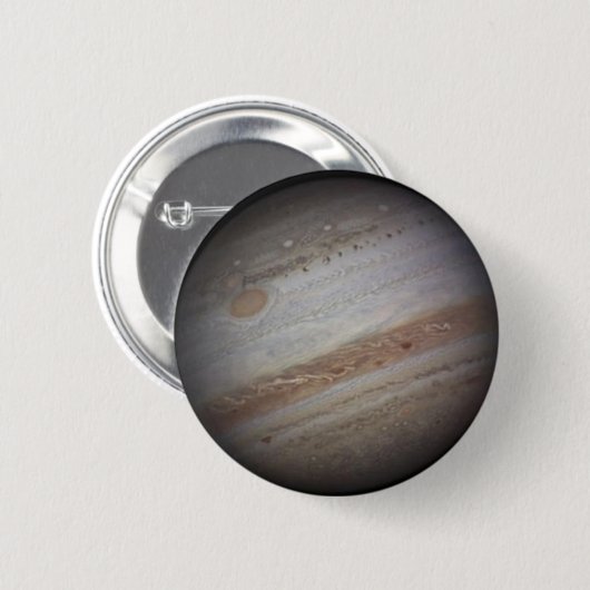 Planeten-Jupiter-Raum-Knopf Button (Vorne & Hinten)