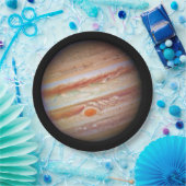 PLANETEN-JUPITER ` roter Stellenkopf auf Pappteller (Party)