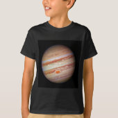 PLANETEN-JUPITER ` roter Stellenkopf auf T-Shirt (Vorderseite)