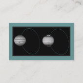 Planeten-Jupiter-Visitenkarten Visitenkarte (Rückseite)