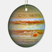 Planeten-Jupiter-Weihnachten Keramikornament (Links)
