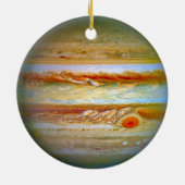 Planeten-Jupiter-Weihnachten Keramikornament (Hinten)