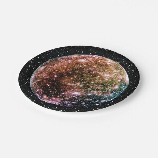 PLANETEN-JUPITERS MOND - CALLISTO PAPPTELLER (Schrägansicht)