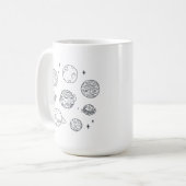 Planeten Kaffeetasse (Vorderseite Links)