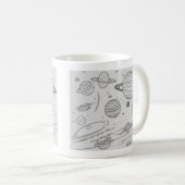 PLANETEN Klassische Tasse (VorderseiteRechts)