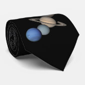 Planeten-Krawatte Krawatte (Gerollt)