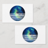 Planeten-Kunst-Visitenkarte Visitenkarte (Vorne/Hinten)