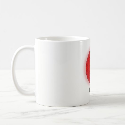 Planeten-Mars-Tasse Kaffeetasse (Links)