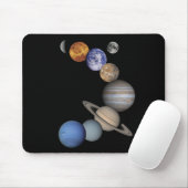 Planeten Mousepad (Mit Mouse)