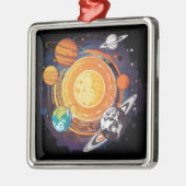 Planeten Ornament Aus Metall (Links)