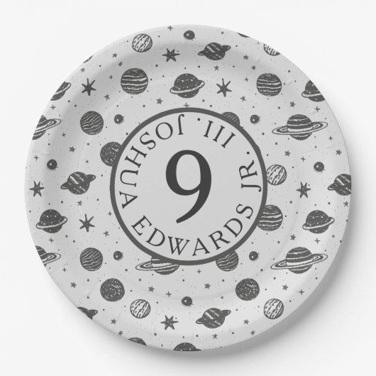 Planeten Pappteller (Vorderseite)