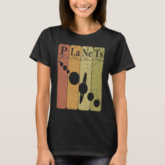 Planeten Periodisches Flugzeug für Tafelelemente S T-Shirt