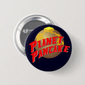 Planeten-Pfannkuchen-Knopf Button (Vorne & Hinten)