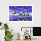 Planeten Poster (Heimbüro)