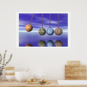 Planeten Poster (Küche)