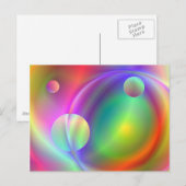 Planeten Postkarte (Vorne/Hinten)