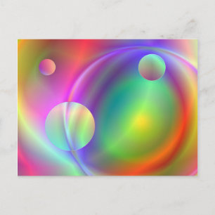Planeten Postkarte