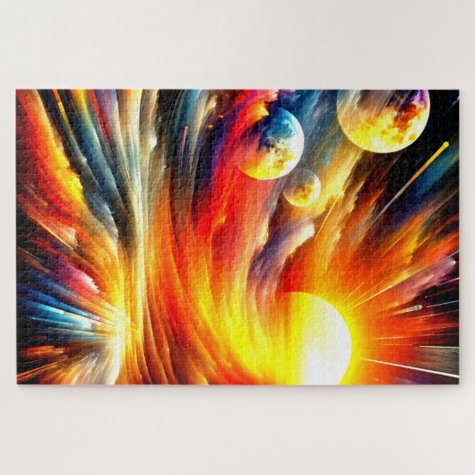 Planeten Puzzle (Horizontal)