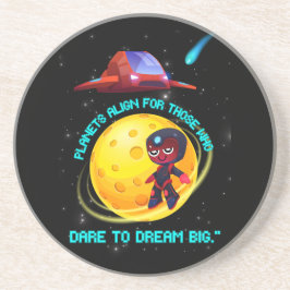 Planeten richten sich an diejenigen, die es wagen, getränkeuntersetzer