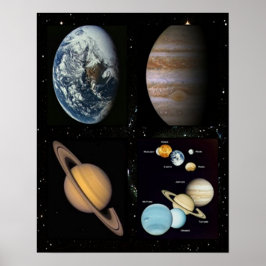 Planeten sammeln Plakat