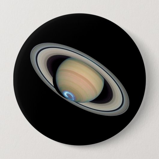 PLANETEN-SATURN (Sonnensystem) ~ Button (Vorderseite)