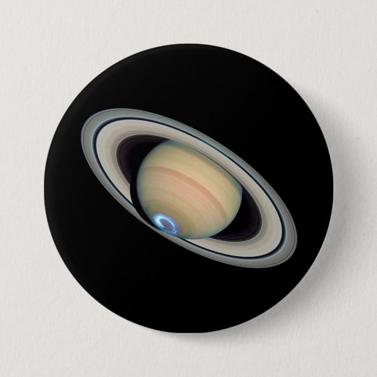 PLANETEN-SATURN (Sonnensystem) ~ Button (Vorderseite)