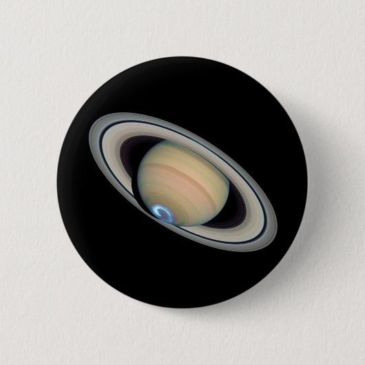 PLANETEN-SATURN (Sonnensystem) ~ Button (Vorderseite)