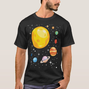 Planeten Sonnensystem Planetarium Astronomie Astro T-Shirt