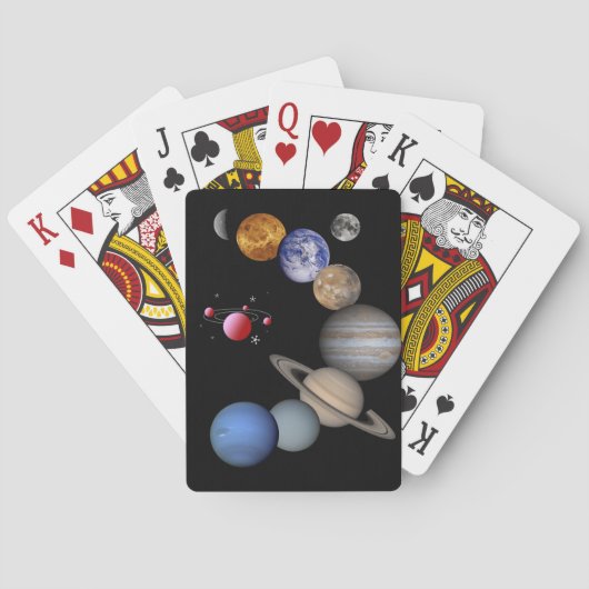 Planeten Spielkarten-Deck Spielkarten (Rückseite)