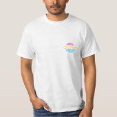 Planeten-Stolz-Pansexual T - Shirt (Vorderseite)