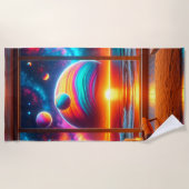 Planeten Strandtuch (Vorderseite)
