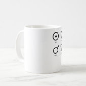 Planeten-Symbole Kaffeetasse (Vorderseite Links)