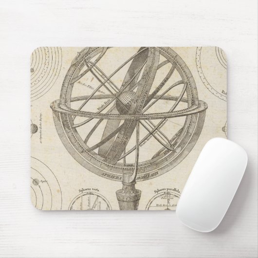 Planeten-System Mousepad (Mit Mouse)