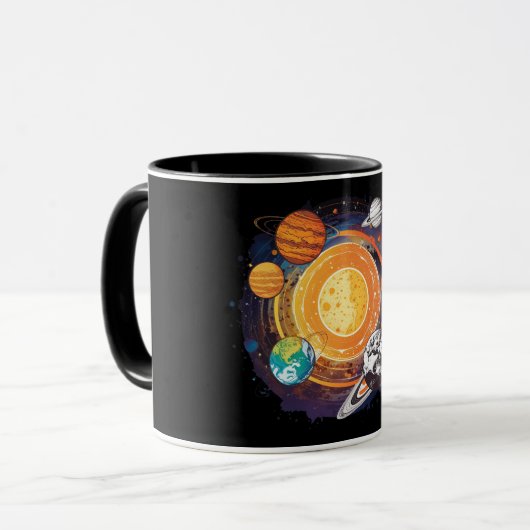 Planeten Tasse (Vorderseite Links)