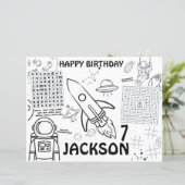 Planeten Tischsets, Außenraumprofil (Stehend Vorderseite)