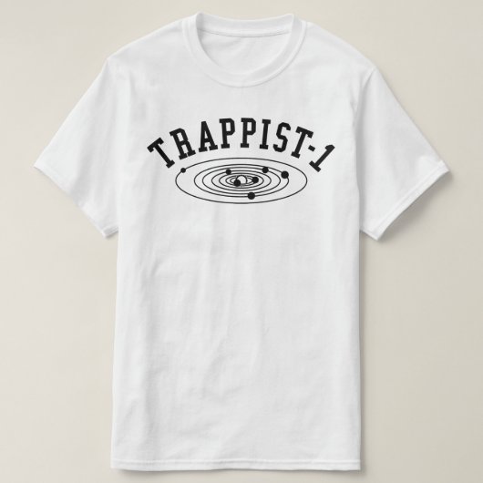Planeten TRAPPIST-1 T-Shirt (Design vorne)