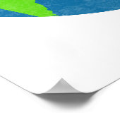 Planeten über Gewinn aus der globalen Erwärmung un Poster (Ecke)