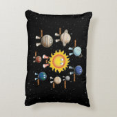 Planeten und das Sonnensystem Dekokissen (Rückseite(Vertikal))