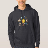 Planeten und das Sonnensystem Hoodie (Vorderseite)