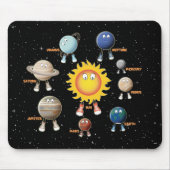 Planeten und das Sonnensystem Mousepad (Vorne)