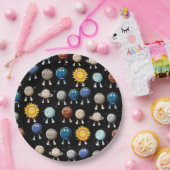 Planeten und das Sonnensystem Pappteller (Party)